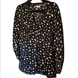 Jodifel Black and White blouse **NWOT**